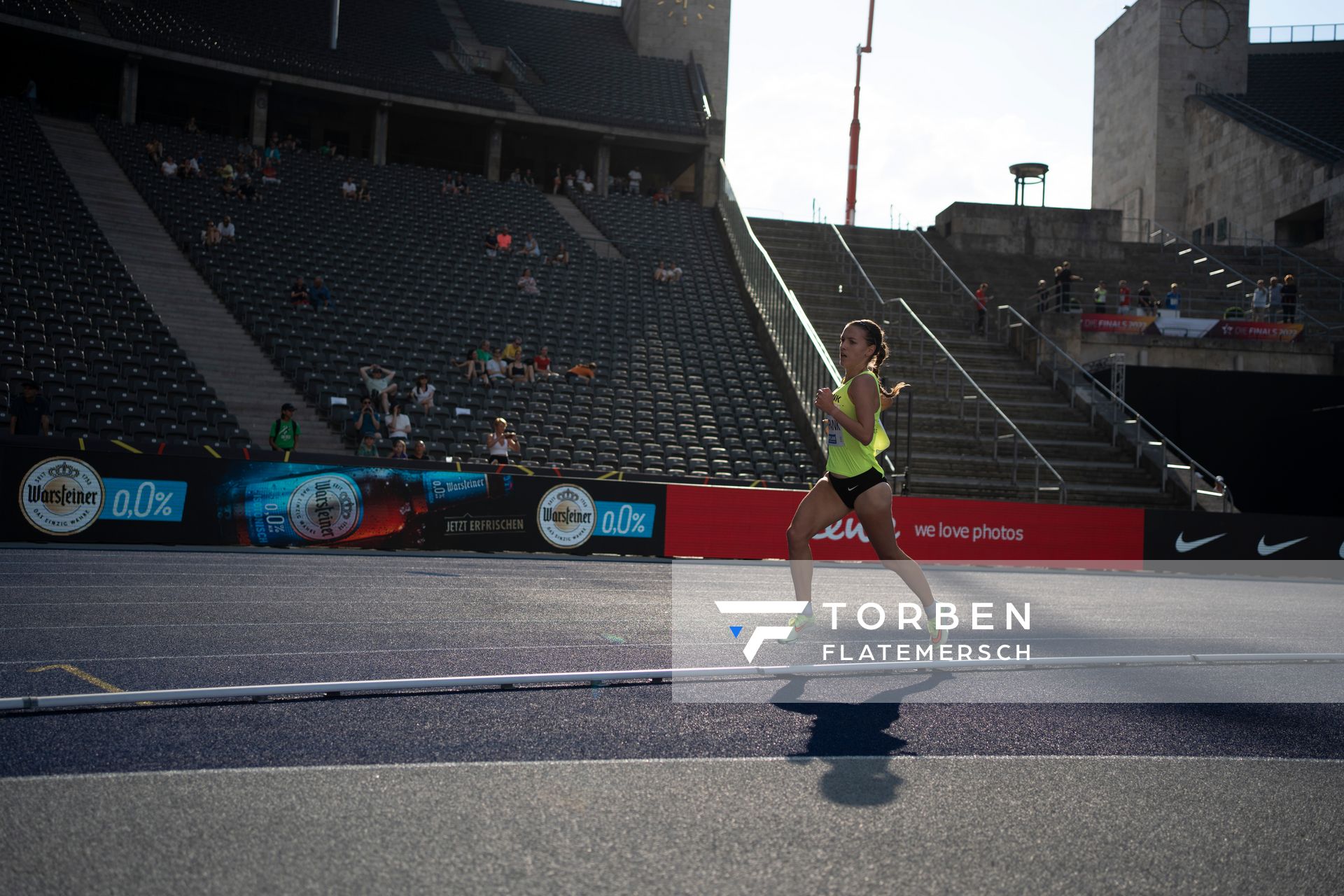 Svenja Pingpank (Hannover Athletics e.V.) waehrend der deutschen Leichtathletik-Meisterschaften im Olympiastadion am 26.06.2022 in Berlin